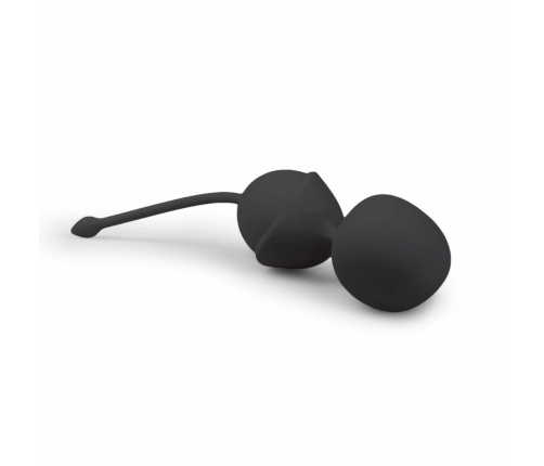 EasyToys Black Kegel Double Training Balls - Anatomical Silicone System