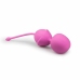 EasyToys Pink Duo Silicone Pelvic Muscle Training Balls 3.5 cm