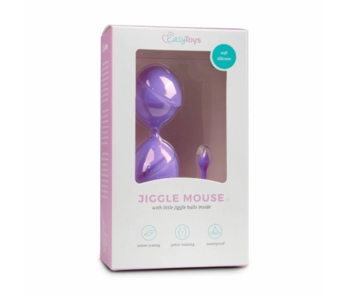 EasyToys Duo Kegel Balls Purple - Pelvic Floor Training System