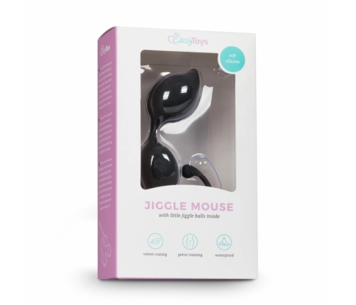 EasyToys Curved Kegel Balls Black - Ergonomic Pelvic Floor Trainer