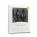 EasyToys Silicone Plug Set Black - 3 Sizes with Ergonomic Pull Ring
