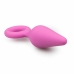 EasyToys Pointy Plug Silicone Tapered Model, Black, Size S