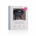 EasyToys Black Elastic Vibrating Ring with Removable Bullet Stimulator