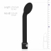 EasyToys G-Spot Black Model - Waterproof Curved Intimate Massager