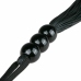 EasyToys Black Silicone Impact Whip with Ergonomic Handle 45cm