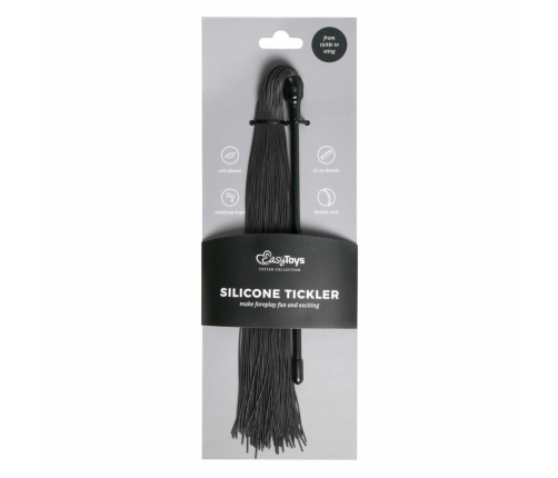 EasyToys Black Silicone Sensory Play Tickler - Flexible Lightweight Model