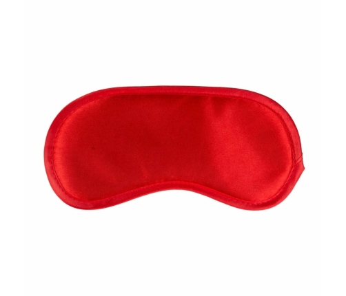 Ouch! Red Satin Eye Mask - Soft Luxury Blindfold Accessory
