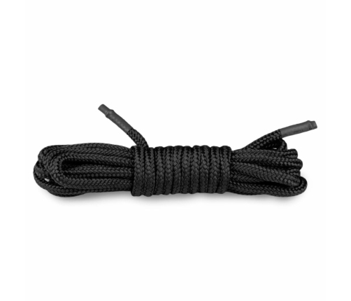 EasyToys Soft Bondage Rope 5m - Flexible Black Restraint Cord