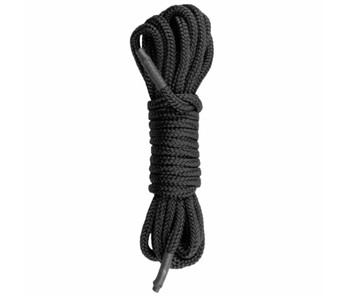 EasyToys Soft Bondage Rope 5m - Flexible Black Restraint Cord