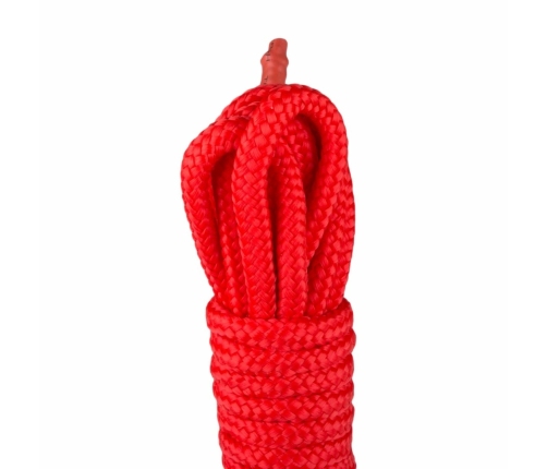 EasyToys Fetish Red Bondage Rope 10m - Durable Nylon Restraint Cord