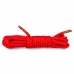 EasyToys Fetish Red Bondage Rope 10m - Durable Nylon Restraint Cord