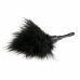 EasyToys Tickler Black - Soft Feather Accessory, Compact Handle