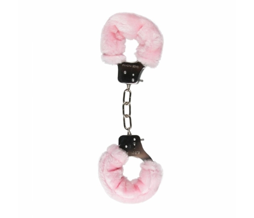 EasyToys Plush Handcuffs Pink - Soft Adjustable Restraint System