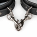 EasyToys Faux Leather Adjustable Handcuffs Black 11-28cm Soft Lining