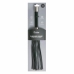 Kiotos Flogger with Metal Handle - Durable Faux Leather, Black, 45 cm