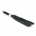 Kiotos Flogger with Metal Handle - Durable Faux Leather, Black, 45 cm