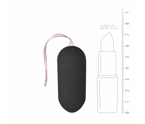 Easytoys Vibration Egg Black - Wireless Remote, 10 Modes, 20m Range
