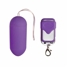 EasyToys Wireless Remote-Controlled Vibrating Egg Purple 10 Modes