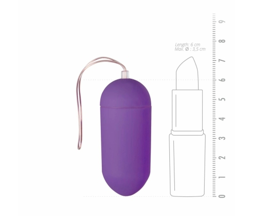 EasyToys Wireless Remote-Controlled Vibrating Egg Purple 10 Modes