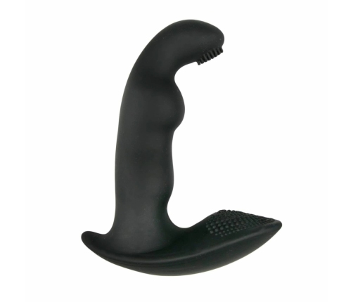 TOYJOY Dynamic Duke Ribbed Silicone Intimate Massager Black