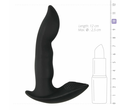 Easytoys Dynamic Duke Prostate Massager Flexible Silicone Black