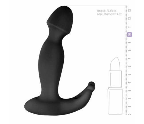 Satisfyer Pounding Pete Intimate Silicone Vibrating System Black