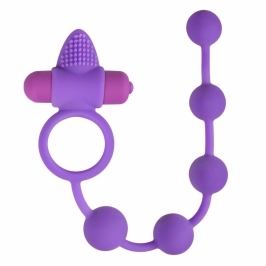 EasyToys Triple Function Intimate Ring & Stimulator, Flexible Design