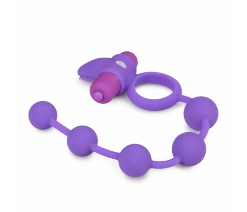 EasyToys Triple Function Intimate Ring & Stimulator, Flexible Design