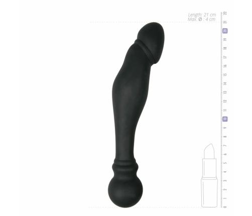EasyToys Anal Model Silicone Prostate Stimulator with Ergonomic Grip