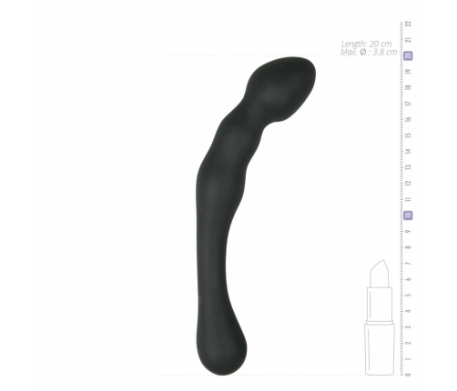 EasyToys Anal Explorer Silicone Black Flexible Probe 16 cm