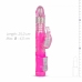 EasyToys Pink Thrusting Dual-Action Vibrator - 6 Speeds & Rotations