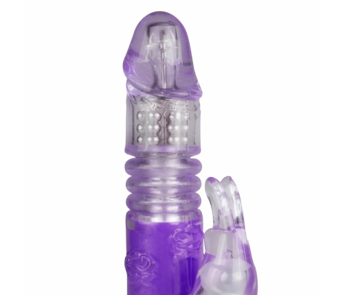 EasyToys Dual-Action Rabbit Vibrator Purple 12-Mode Intimate Device