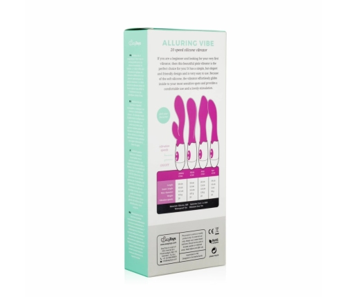 EasyToys Blossom Pink - Flexible Silicone Intimate Device with 10 Modes