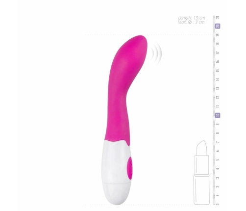 EasyToys Yasmin Rechargeable Vibrating Massager Pink 10 Modes Ergonomic