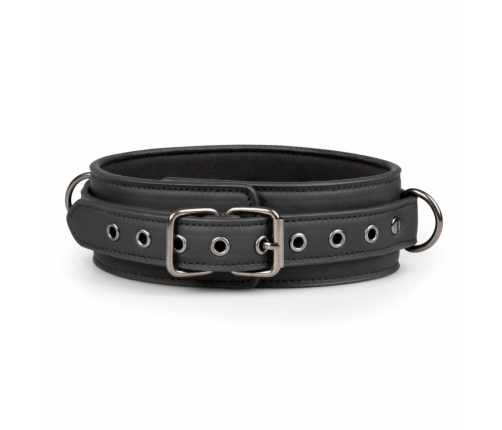 EasyToys Bondage Set - Adjustable Faux Leather Collar & Cuffs Kit