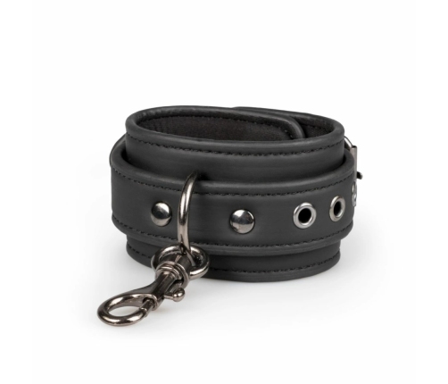 EasyToys Bondage Set - Adjustable Faux Leather Collar & Cuffs Kit