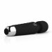 EasyToys Mini Wand Black - Compact Silicone Massager, 18 Modes