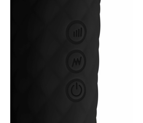 EasyToys Mini Wand Black - Compact Silicone Massager, 18 Modes