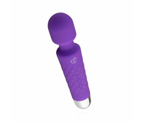 EasyToys Mini Wand Massager Purple - 18 Modes, Waterproof, Compact Design