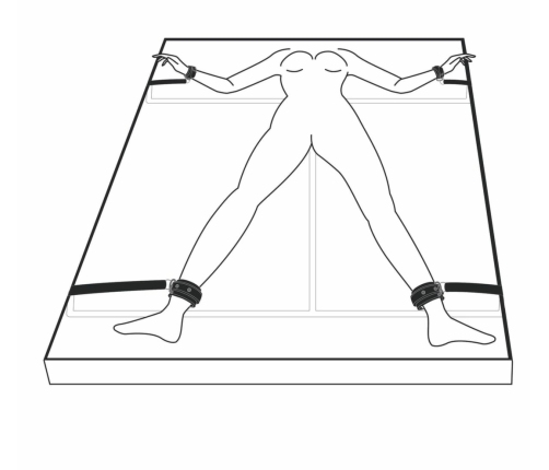 EasyToys Adjustable Under Mattress Bed Restraint System - Universal Size