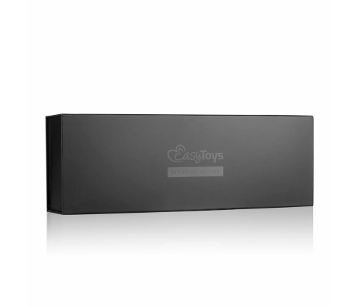 EasyToys Adjustable Restraint Bar with Faux Leather Cuffs - Black, Universal Fit