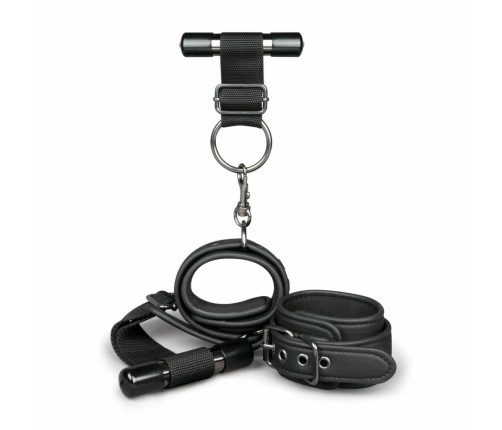 EasyToys Adjustable Over the Door Wrist Restraint System, Black
