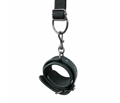 EasyToys Adjustable Over the Door Wrist Restraint System, Black