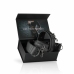Ouch! Adjustable Faux Leather Neck & Wrist Bondage Set, Black