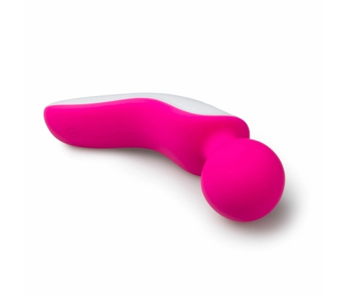 EasyToys Mini Wand Personal Massager Pink/White - Compact Rechargeable Model