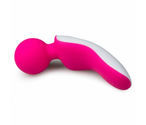 EasyToys Mini Wand Personal Massager Pink/White - Compact Rechargeable Model