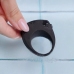 Vivid Silicone Intimate Ring with Removable Bullet Vibrator Black