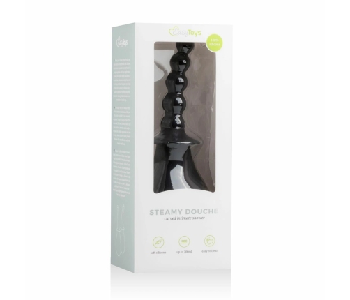 Steamy Intimate Hygiene System Silicone Cleaning Device Black 225ml