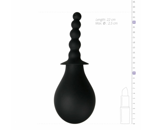 Steamy Intimate Hygiene System Silicone Cleaning Device Black 225ml