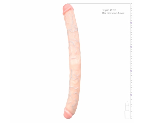 EasyToys Flexible Double-Ended Model 50 cm - Soft Silicone, Pink